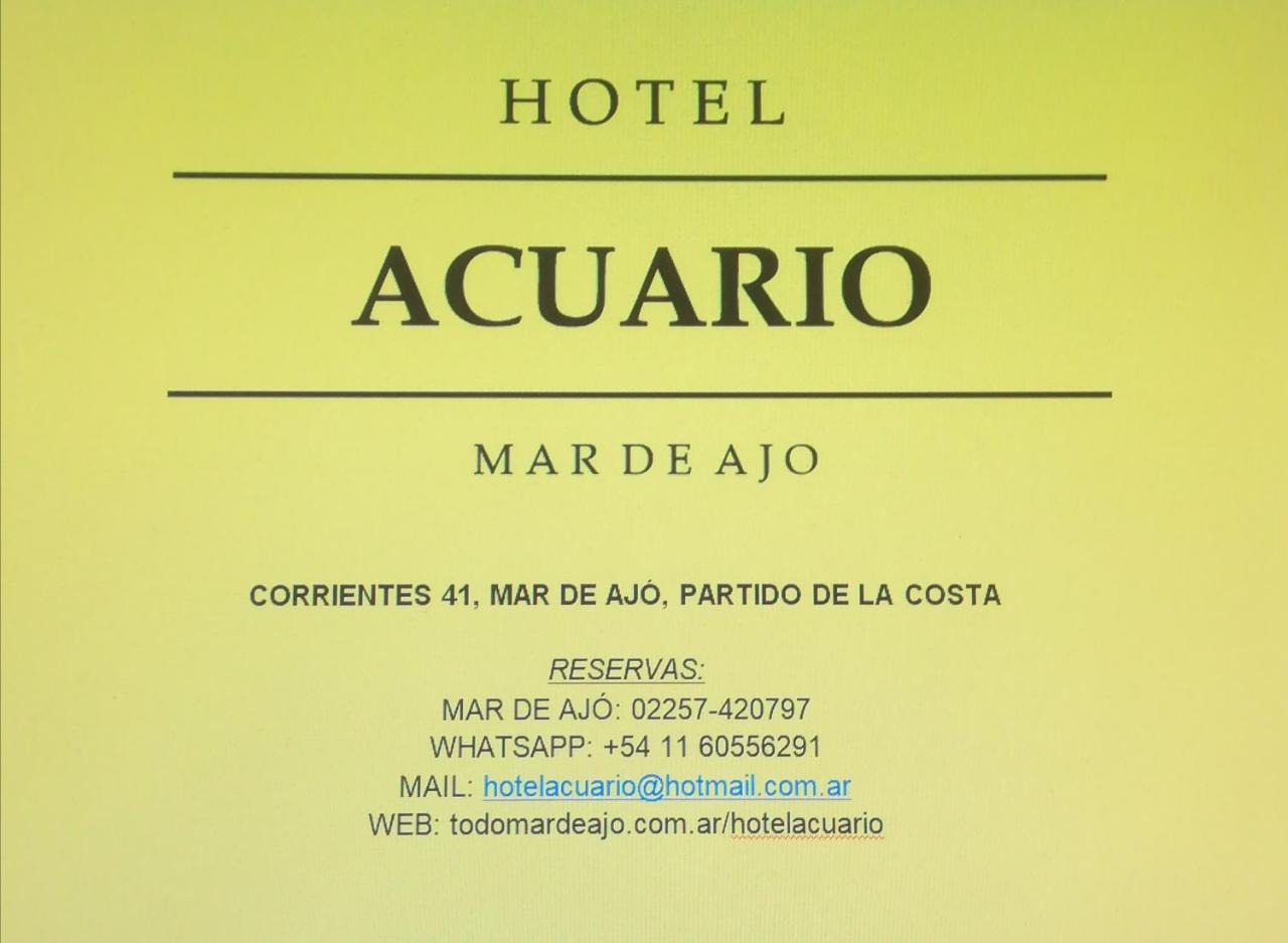 Hotel Acuario Mar de Ajó Exterior foto